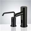 Fontana Snart Commercial Automatic Motion Sensor Faucet & Automatic Deck Mount Sensor Liquid Soap Dispenser For Restrooms In Black Finish